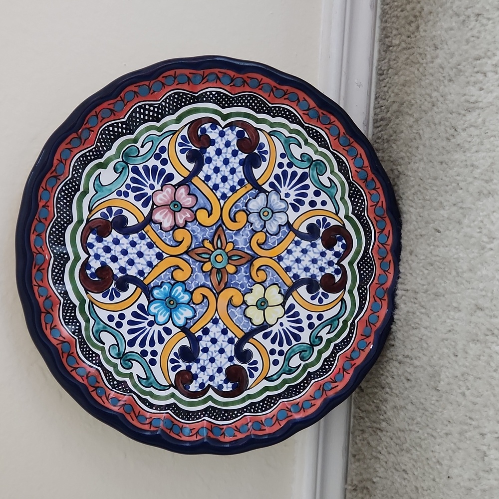 Home decor ceramic wall plate